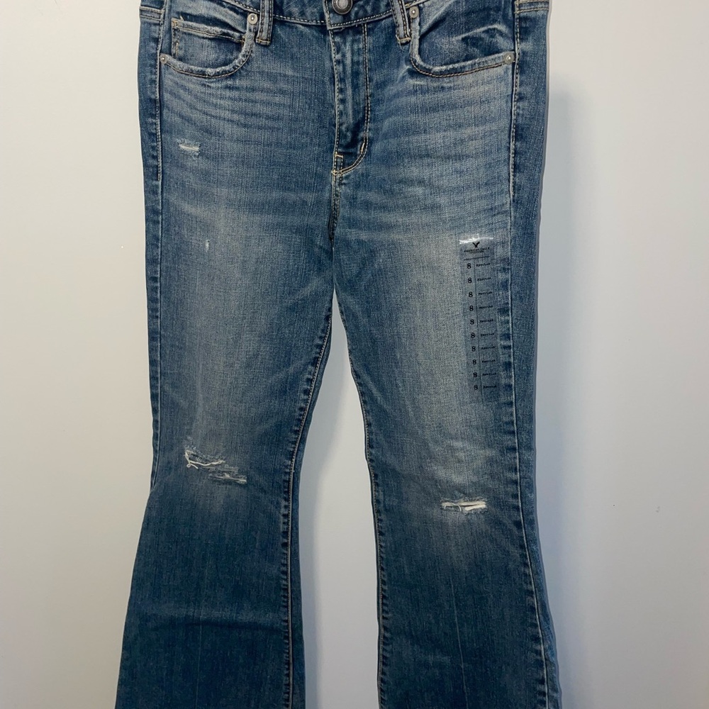 American Eagle Outfitters Blue Boot Cut Jeans